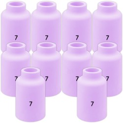 Boquillas de cerámica 54N15 no 7 (paquete de 10) TIG SR-17 / SR-18 / SR-26 Vogelmann