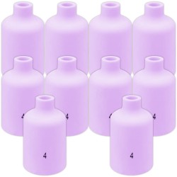 Boquillas de cerámica 54N18 no 4 (paquete de 10) TIG SR-17 / SR-18 / SR-26 Vogelmann