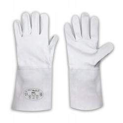 Guantes de soldar RSL de suave piel flor de cabra de color natural