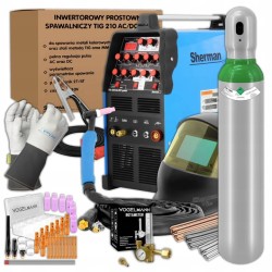 Sherman TIG 210 AC/DC pulse - juego de soldadura n° 4