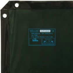 Weldas LAVAshield® pantalla de soldadura verde 1,74x1,74m