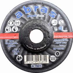 Disco de desbaste 125x4,0 A24U BF27 ABRAS Inox Profi