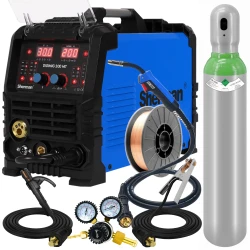 Soldadora inverter Sherman DIGIMIG 200 HIT MIG/MAG MMA TIG + kit