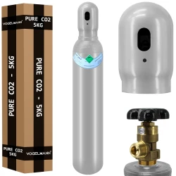 Botella (Cilindro) de gas lleno CO2 5kg 8L Vogelmann
