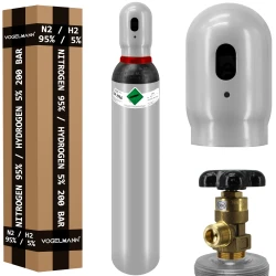 5% de hidrógeno / 95% de nitrógeno - Cilindro de gas