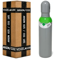 Botella de gas Argón/CO2 5l 200bar Voll Vogelmann