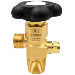 Válvula para botella de CO₂ W21.8x1/14 DIN 477-1