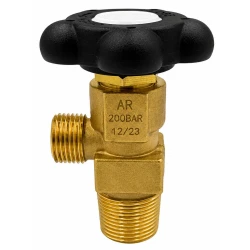Válvula para botella de argón / Ar-CO₂ / helio W21.8x1/14 DIN 477-1