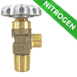Válvula para cilindros nitrógeno 200bar W24,32x1/14